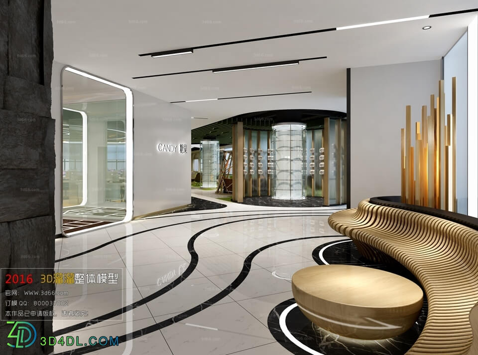3D66 2016 Modern Style Receptionist Room 1697 A026