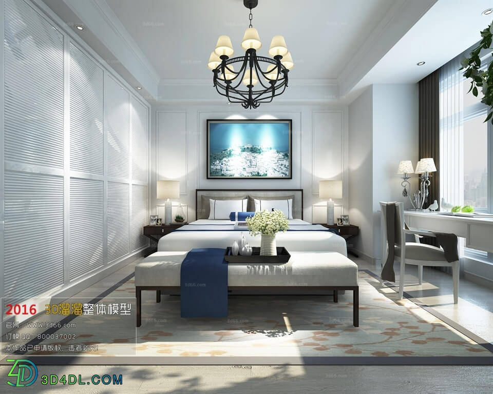 3D66 2016 Other Style Bedroom 1144 M001