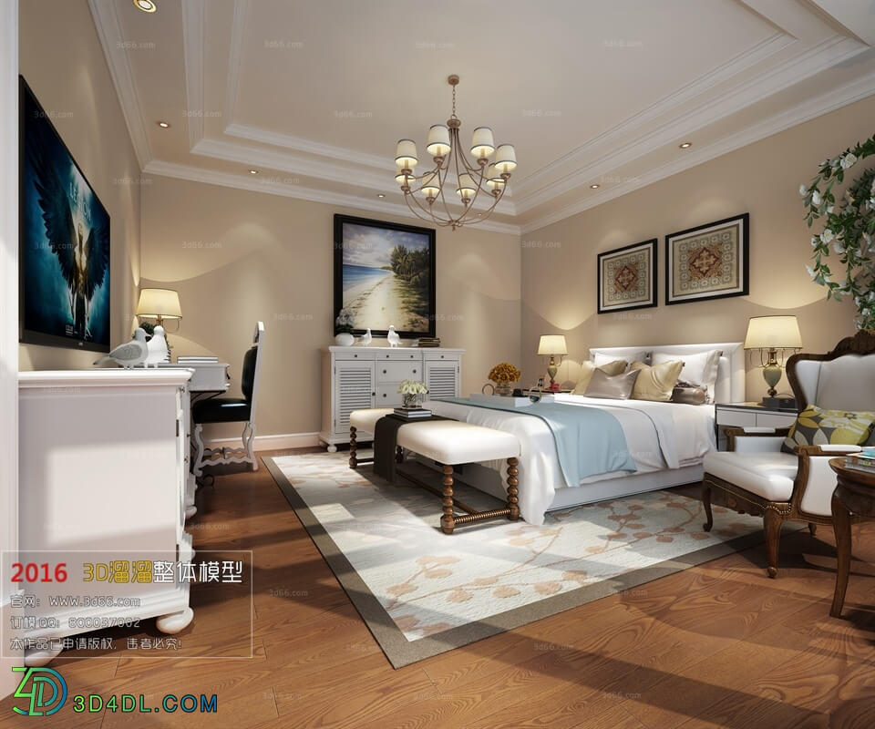 3D66 2016 Other Style Bedroom 1145 M002