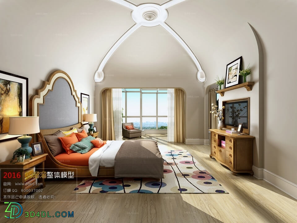 3D66 2016 Other Style Bedroom 1151 M008