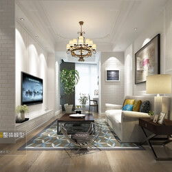 3D66 2016 Other Style Living Room Space 813 M003 