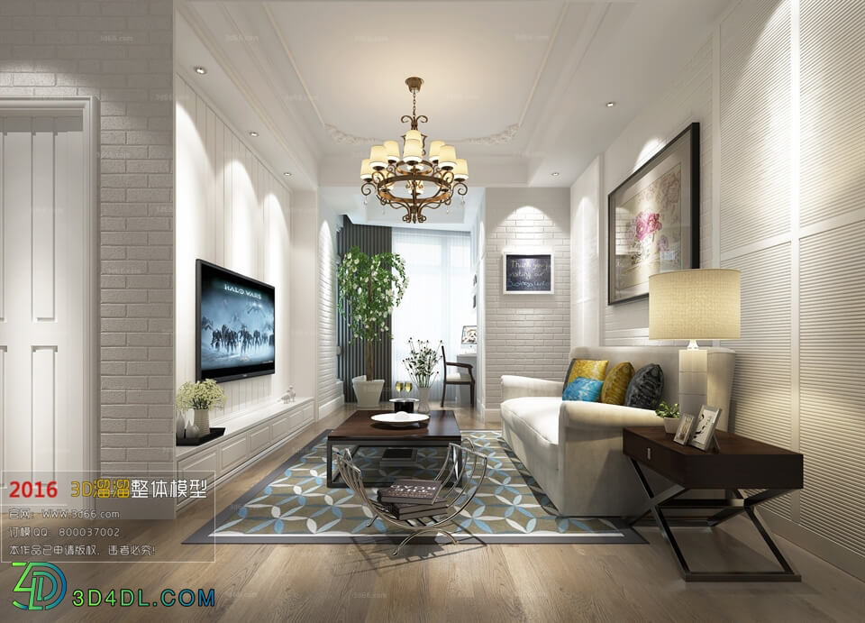 3D66 2016 Other Style Living Room Space 813 M003