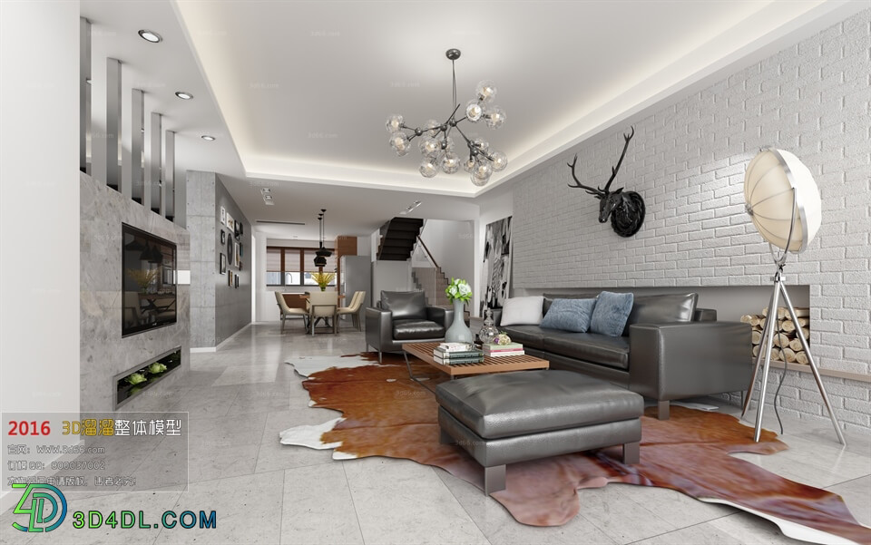 3D66 2016 Other Style Living Room Space 815 M005