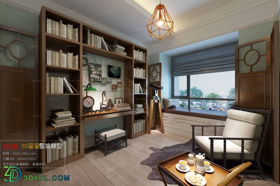 3D66 2016 Other Style Study Room 1251 M001