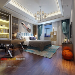 3D66 2016 Post Modern Style Bedroom 1014 B033 