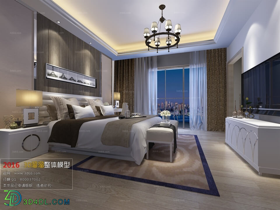 3D66 2016 Post Modern Style Bedroom 1030 B050