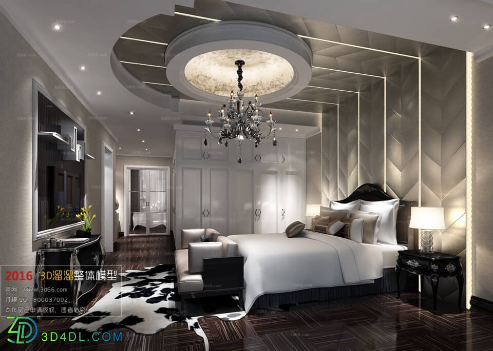 3D66 2016 Post Modern Style Bedroom 999 B018