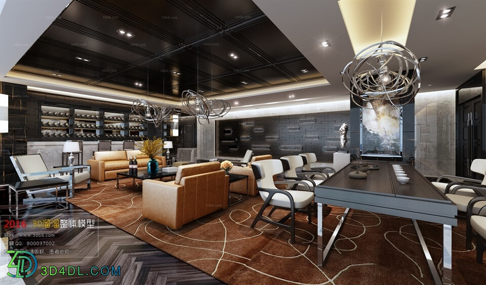 3D66 2016 Post Modern Style Conference Room 1729 B002