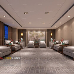 3D66 2016 Post Modern Style Conference Room 1731 B004 