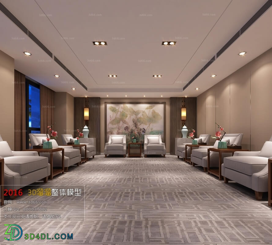 3D66 2016 Post Modern Style Conference Room 1731 B004