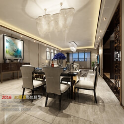 3D66 2016 Post Modern Style Dining Room 850 B019 