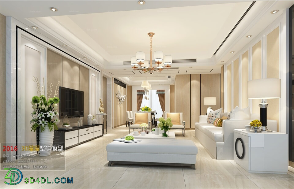 3D66 2016 Post Modern Style Living Room Space 479 B084