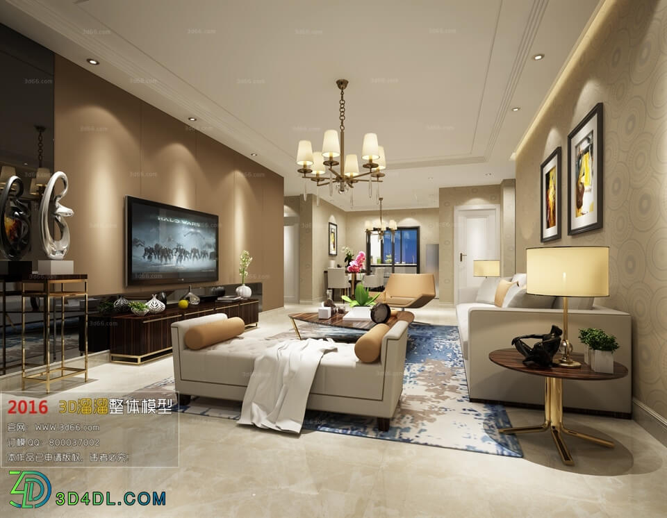 3D66 2016 Post Modern Style Living Room Space 480 B085