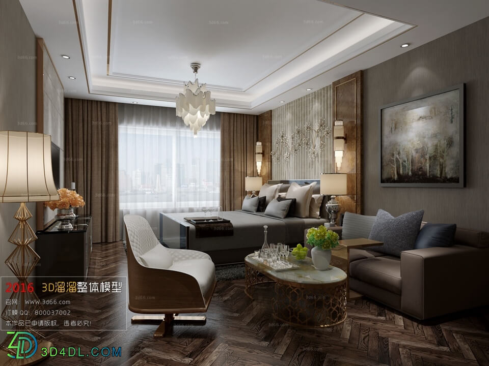 3D66 2016 Post Modern Style Living Room Space 509 B114