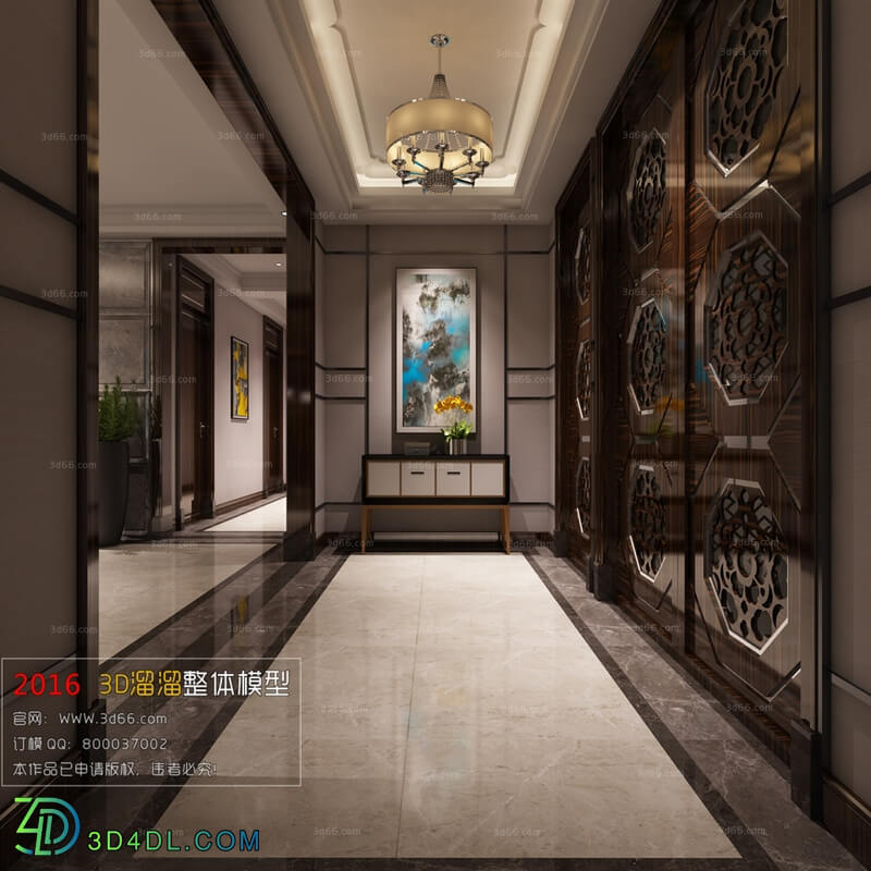 3D66 2016 Post Modern Style Lobby 1268 B006
