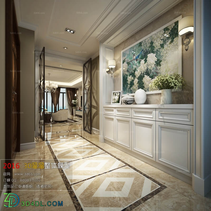 3D66 2016 Post Modern Style Lobby 1269 B007