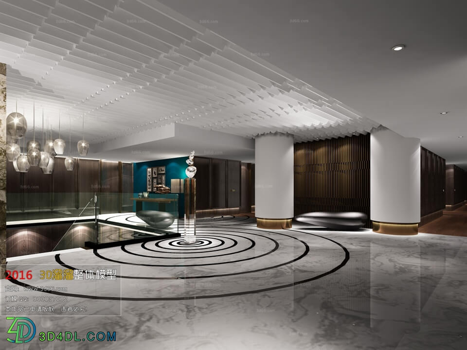 3D66 2016 Post Modern Style Reception Hall 1359 B016