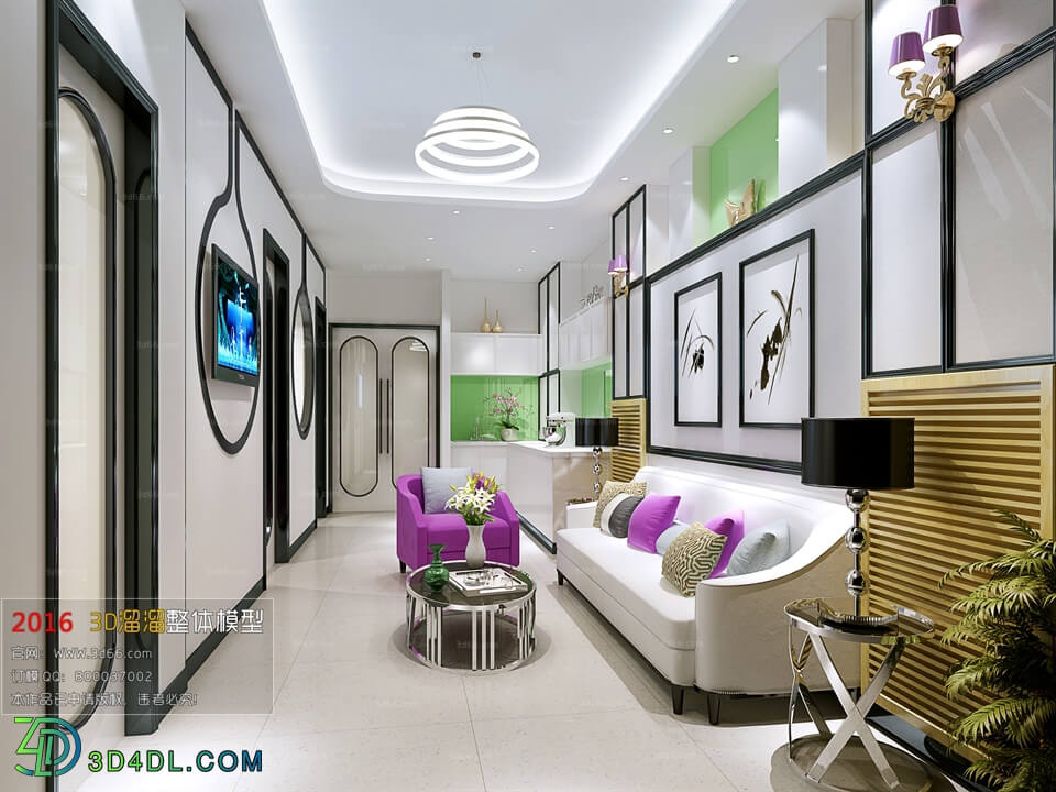 3D66 2016 Post Modern Style Waiting Room 2010 B001