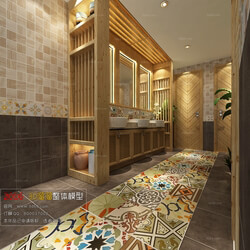 3D66 2016 Rural Pastoral Style Bathroom 1187 I001 