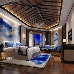 3D66 2016 Southeast Asian Style Bedroom 1104 F002 
