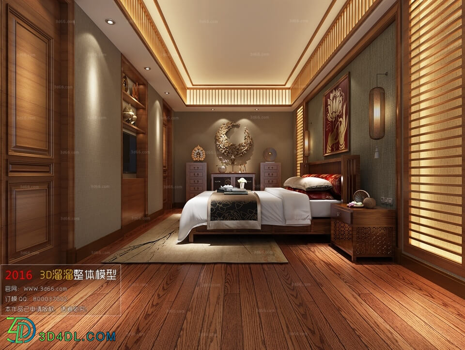 3D66 2016 Southeast Asian Style Bedroom 1105 F003