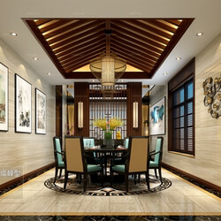 3D66 2016 Southeast Asian Style Dining Room 913 F001 