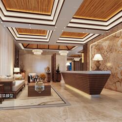 3D66 2016 Southeast Asian Style Reception Hall 1376 F005 