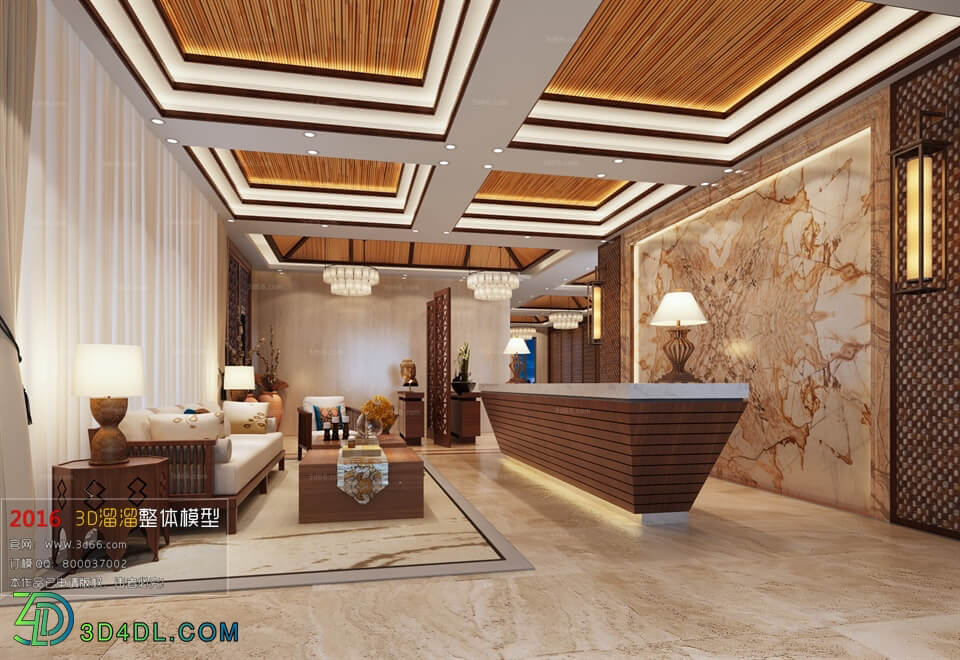 3D66 2016 Southeast Asian Style Reception Hall 1376 F005