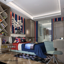 3D66 2017 American Style Bedroom 2787 171 