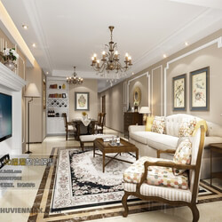 3D66 2017 American Style Living Room 2353 302 