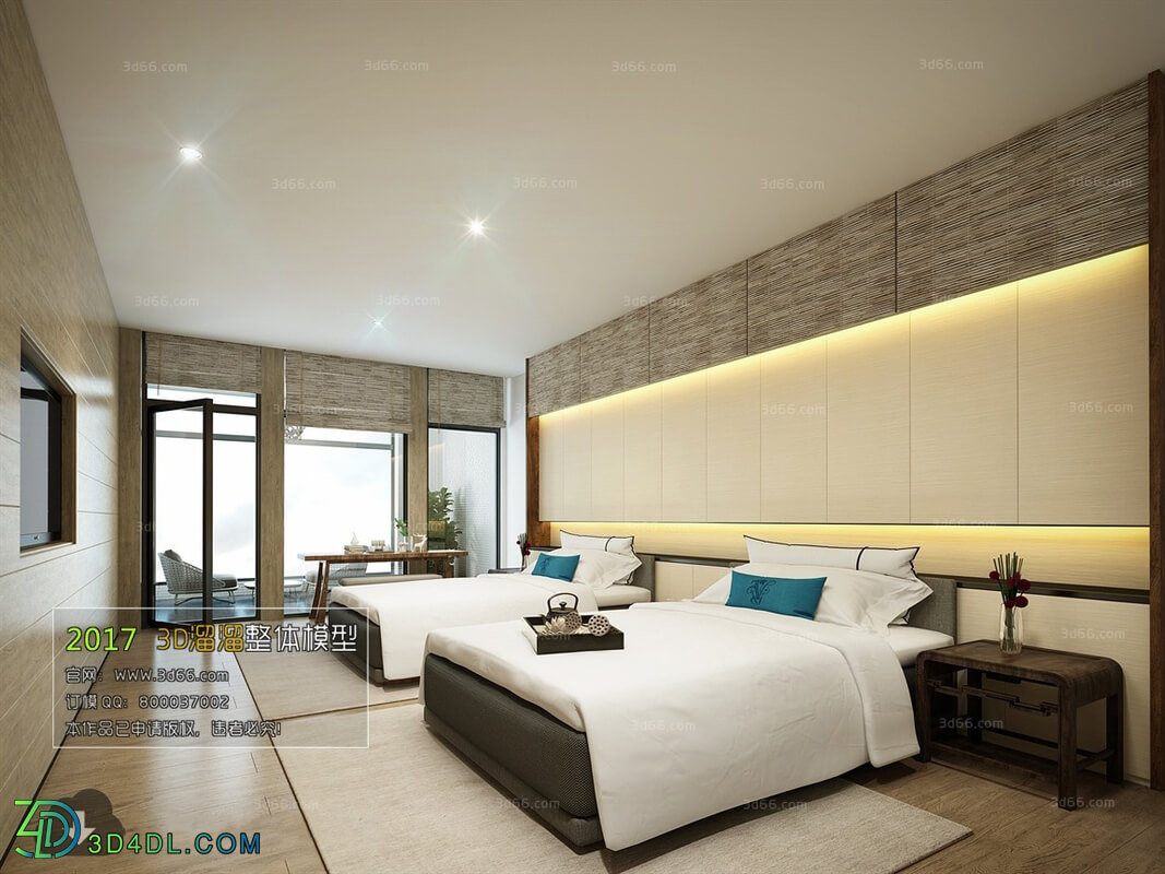 3D66 2017 Bedroom Hotel 3552 008