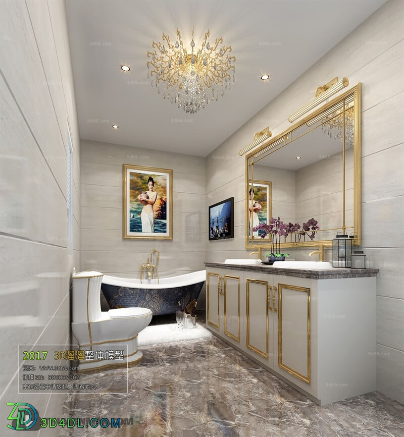 3D66 2017 European Style Bathroom 2987 053