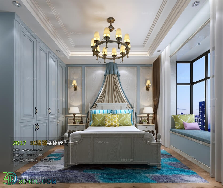 3D66 2017 European Style Bedroom 2773 157