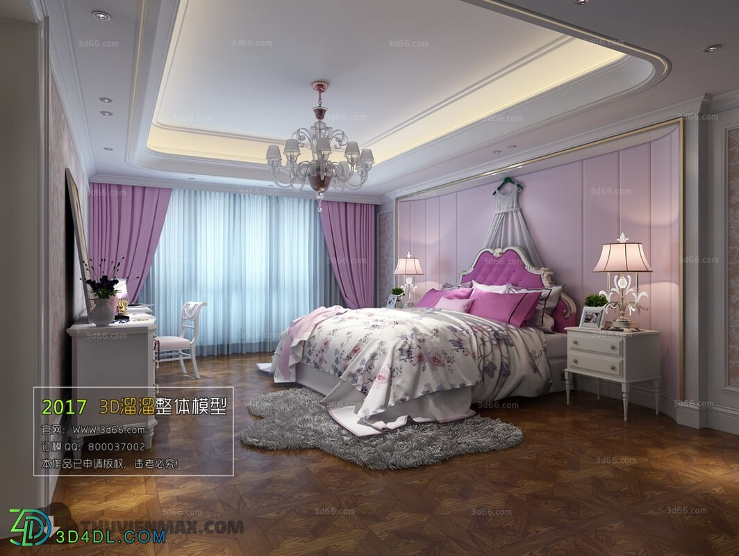 3D66 2017 European Style Bedroom 2774 158
