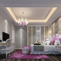 3D66 2017 European Style Bedroom 2776 160 