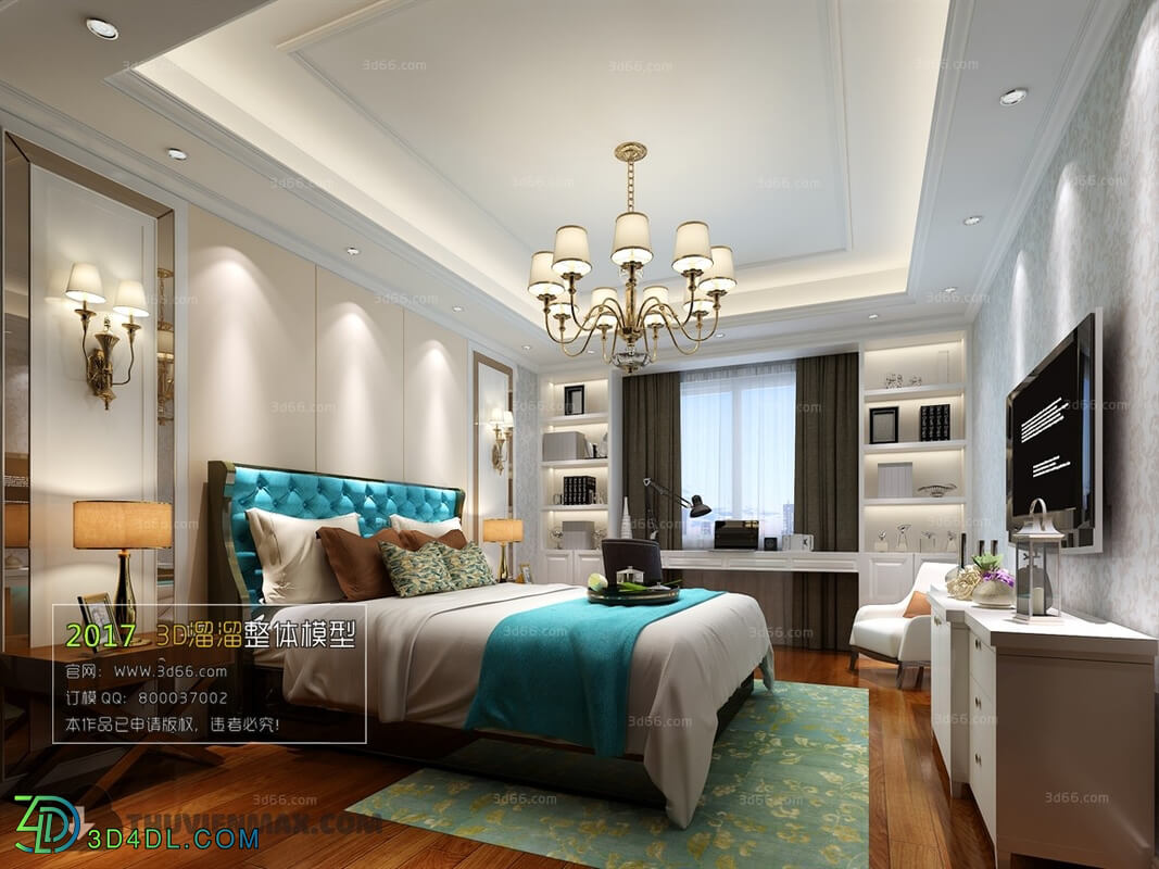 3D66 2017 European Style Bedroom 2777 161