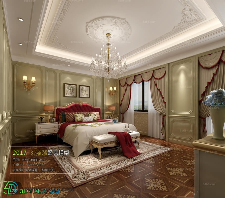 3D66 2017 European Style Bedroom 2783 167