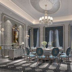 3D66 2017 European Style Dining Room 2553 088 