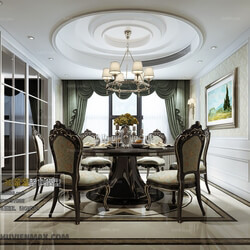 3D66 2017 European Style Dining Room 2556 091 