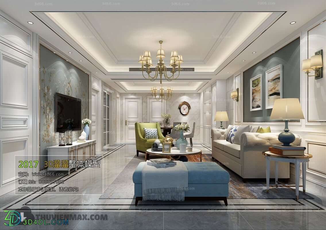 3D66 2017 European Style Living Room 2345 294