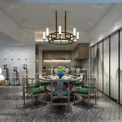 3D66 2017 Hotel Dining Room 3628 006 Chinese 