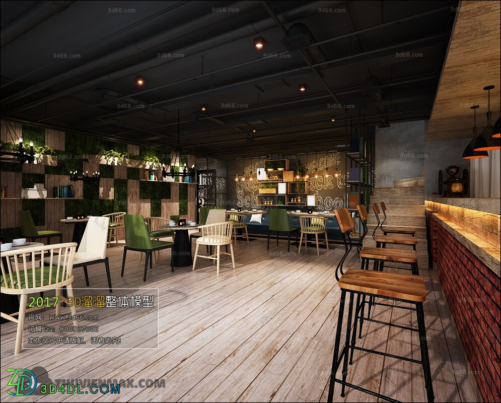 3D66 2017 Industrial Style Coffee Shop 3210 061