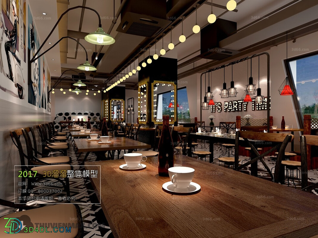 3D66 2017 Industrial Style Coffee Shop 3242 093