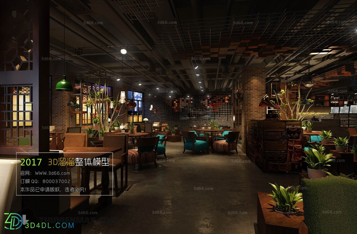 3D66 2017 Industrial Style Coffee Shop 3243 094