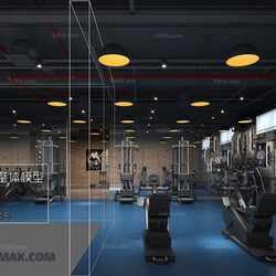3D66 2017 Industrial Style Gym Room 3839 063 