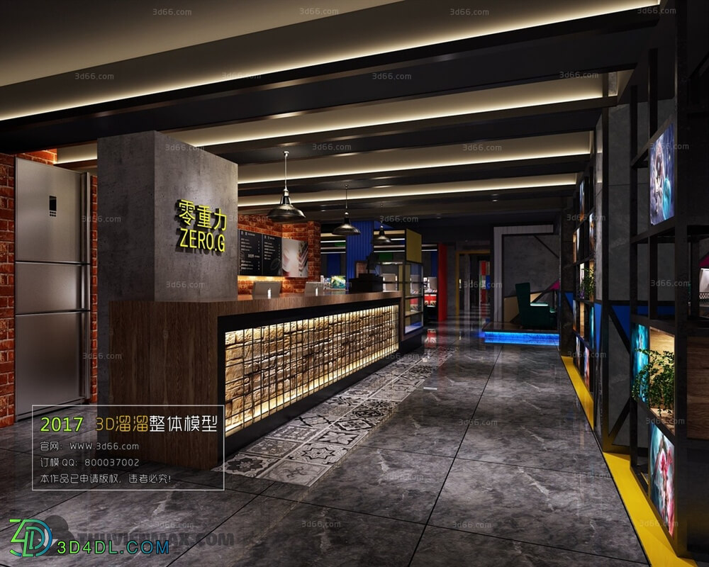 3D66 2017 Industrial Style Reception Hall 3133 081