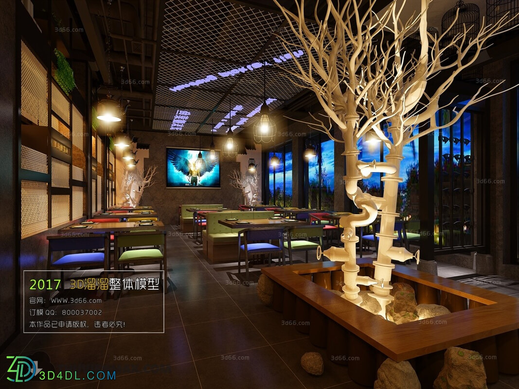 3D66 2017 Industrial Style Restaurant 3234 085