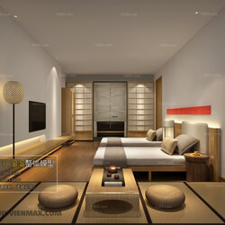 3D66 2017 Japanese Style Bedroom Hotel 3622 078 