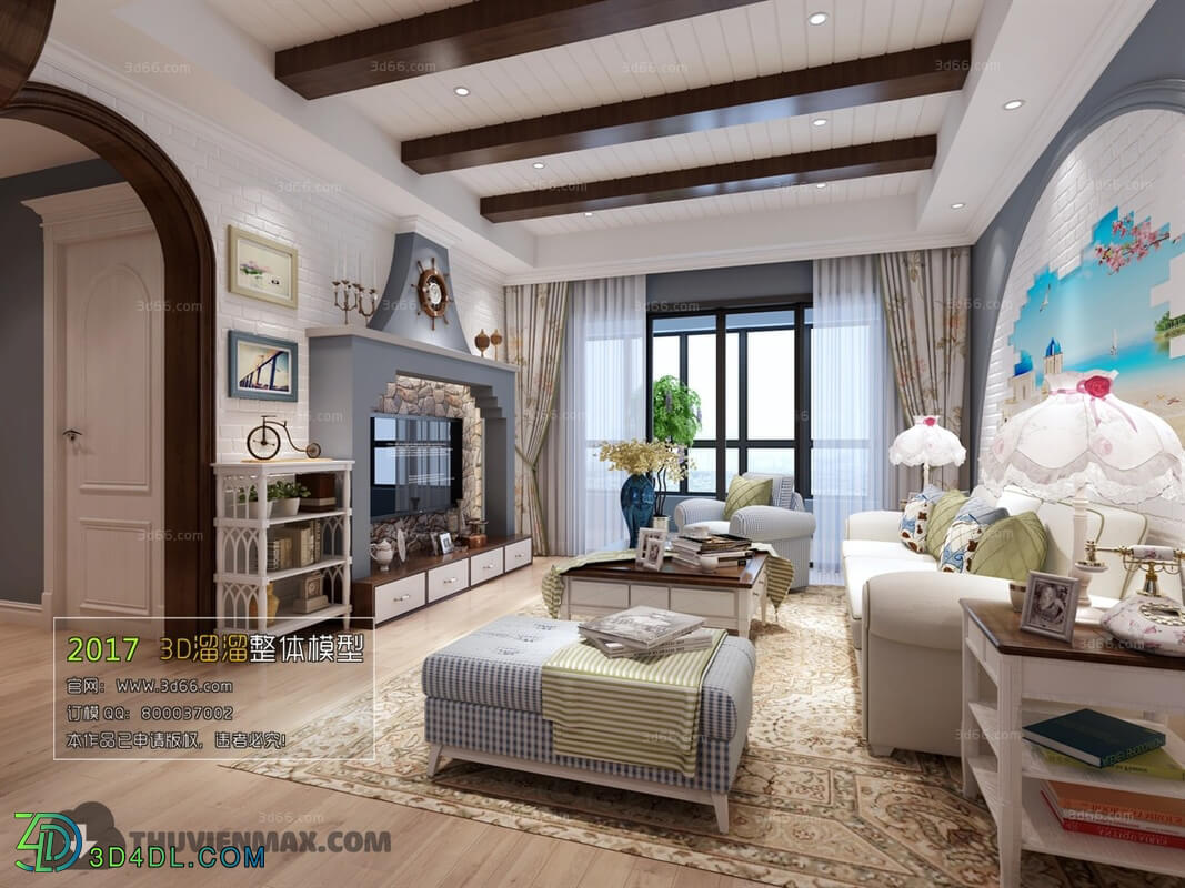 3D66 2017 Mediterranean Style Living Room 2406 355