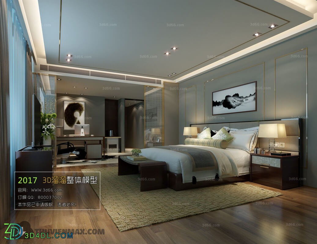 3D66 2017 Mix Style Bedroom Hotel 3618 074